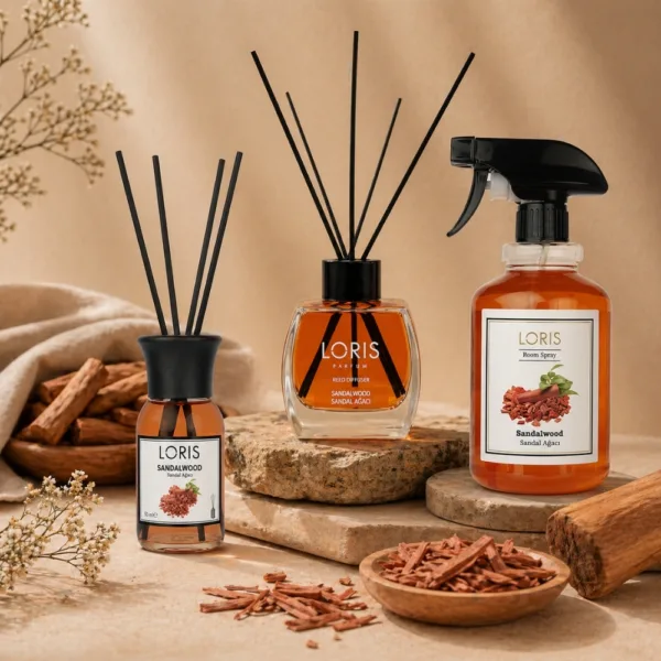 Loris Sandal ağacı 3-lü set